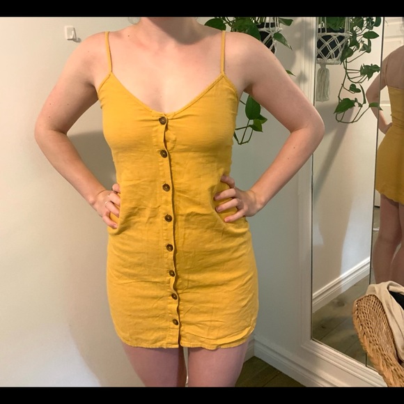 Linen blend dress - Picture 3 of 3